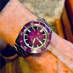 * SOLD * Automatic Zelos Swordfish 42mm SSteel Nebula 2025 Release Complete Set
